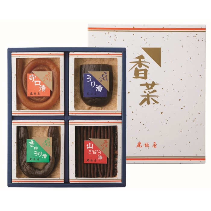 極上奈良漬・香菜詰合せ 箱詰 GH-30 235g