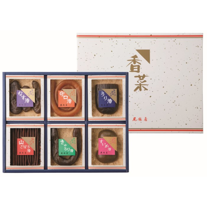 極上奈良漬・香菜詰合せ 箱詰 GH-50 365g
