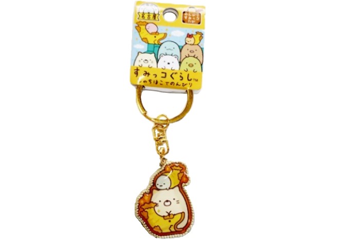 すみっコぐらし 金鯱 キーホルダー ねこ