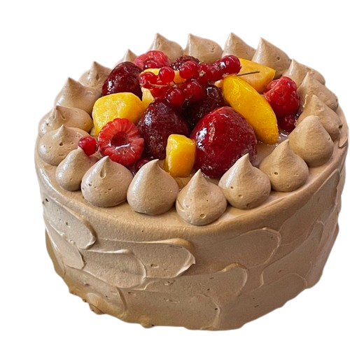 アレルギー対応 卵不使用 生デコレーションケーキ（5号）チョコレート