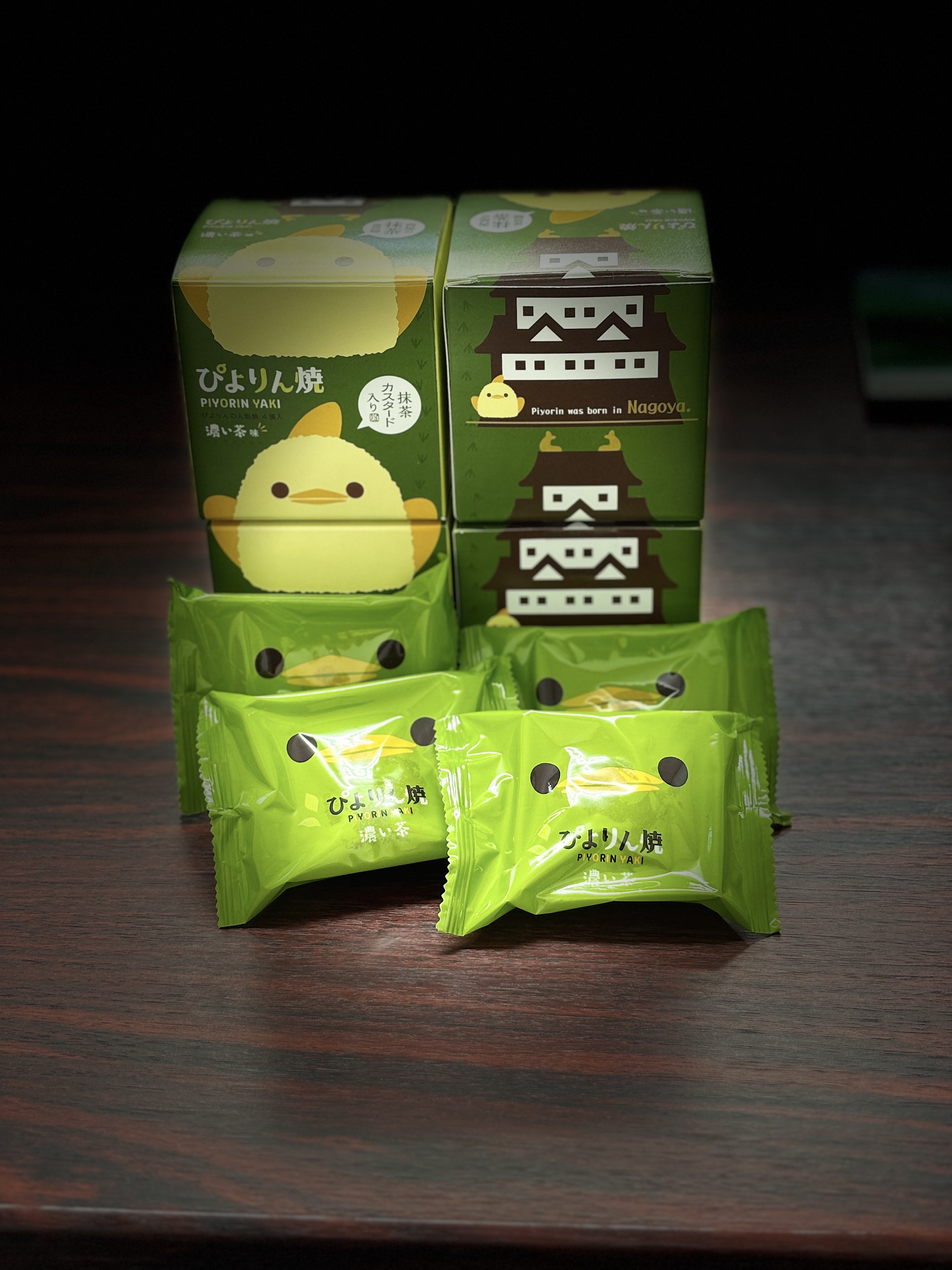 4個入 濃い茶味 ぴよりん焼